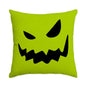 1pc/4pcs Halloween Pillow Cover, Halloween Horror Expressions Home Decoration Living Room Sofa Cushion Cover