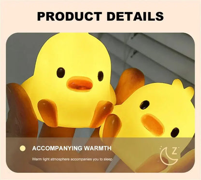 Cute Duck Night Light for Kids Bedroom