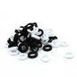 200-1000pcs Women Girls Colorful Nylon Elastic Hair Bands Ponytail Hold Small Hair Tie Rubber Bands Scrunchie Hair Accessories