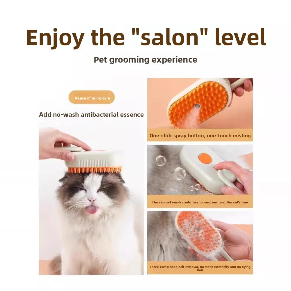 Pet Grooming Comb with Spray Function