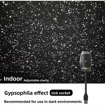 Creative Starry Sky Projection Night Light USB Powered