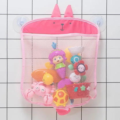 Kids Bath Toy Storage Net Bag – Cute Animal Design