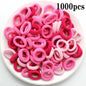 200-1000pcs Women Girls Colorful Nylon Elastic Hair Bands Ponytail Hold Small Hair Tie Rubber Bands Scrunchie Hair Accessories