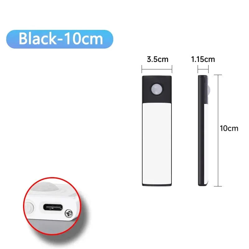 Motion Sensor LED Under Cabinet Light – USB Rechargeable