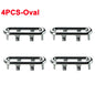 4Pcs Plastic Sink Hole Overflow Cover for Kitchen Bathroom Basin Trim Bath Drain Cap Sink Wash Basin Round Overflow Ring Plug