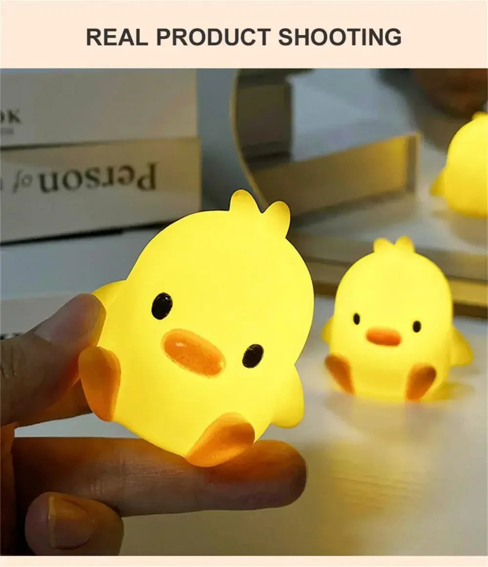 Cute Duck Night Light for Kids Bedroom