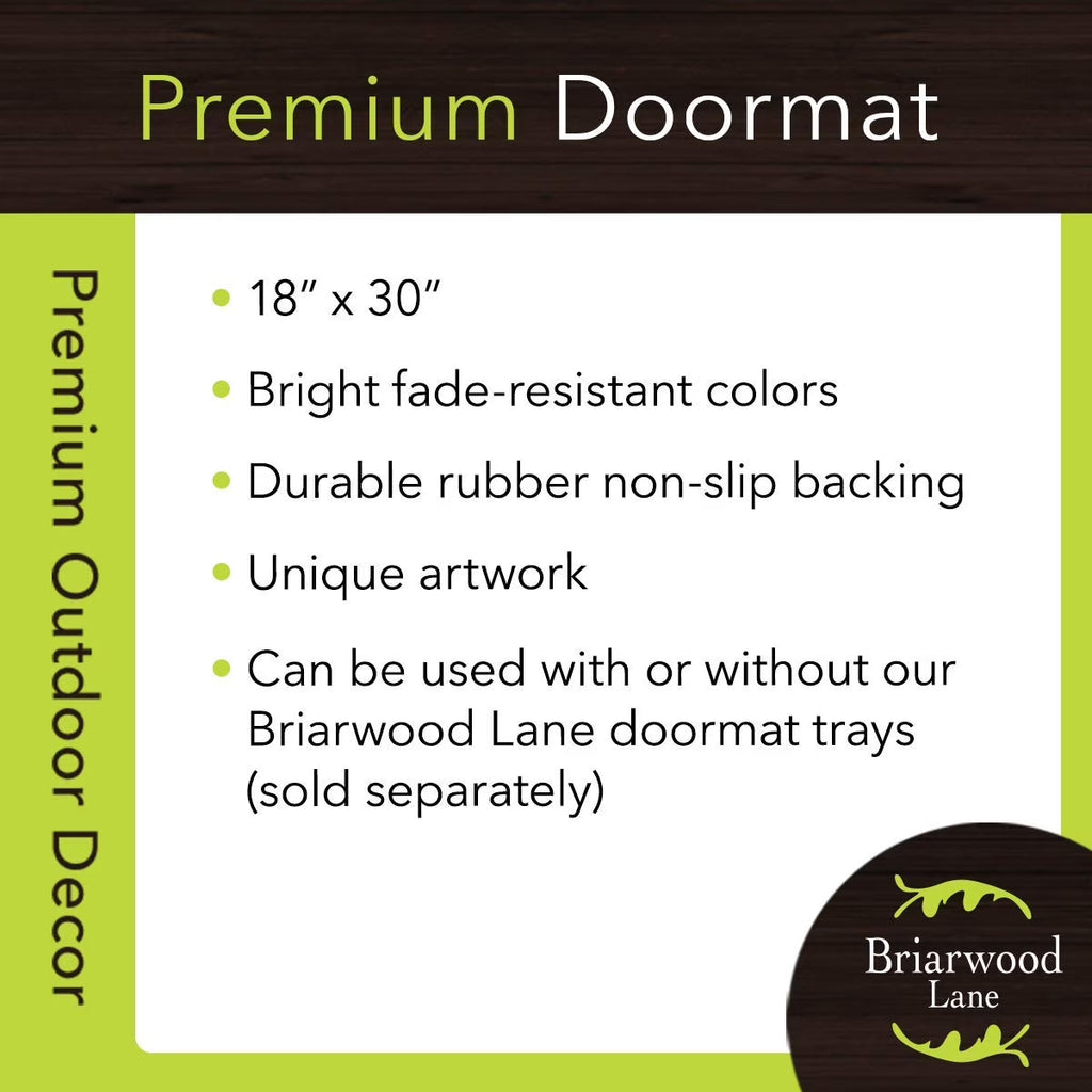 Doormat 30X18 Indoor Outdoor Happy Fall Y'All Farmhouse Primitive for Fall Doormat