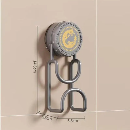 Vacuum Suction Cup Wash Basin Hook No Drill Adjustable Basin Storage Rack Removable Hangers For Bathroom Kitchen Household