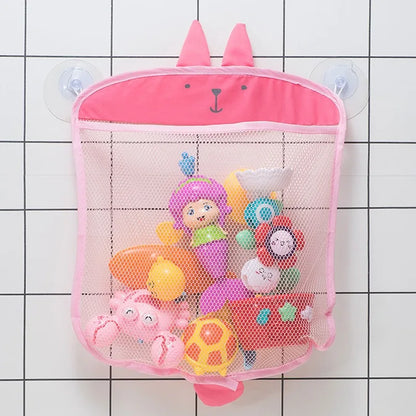Kids Bath Toy Storage Net Bag – Cute Animal Design