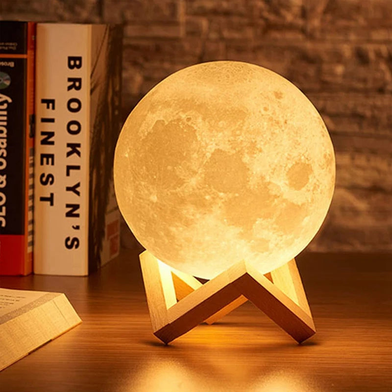 Moon Night Light – 3D LED Galaxy Lamp