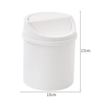 Mini Desktop Trash Can with Lid