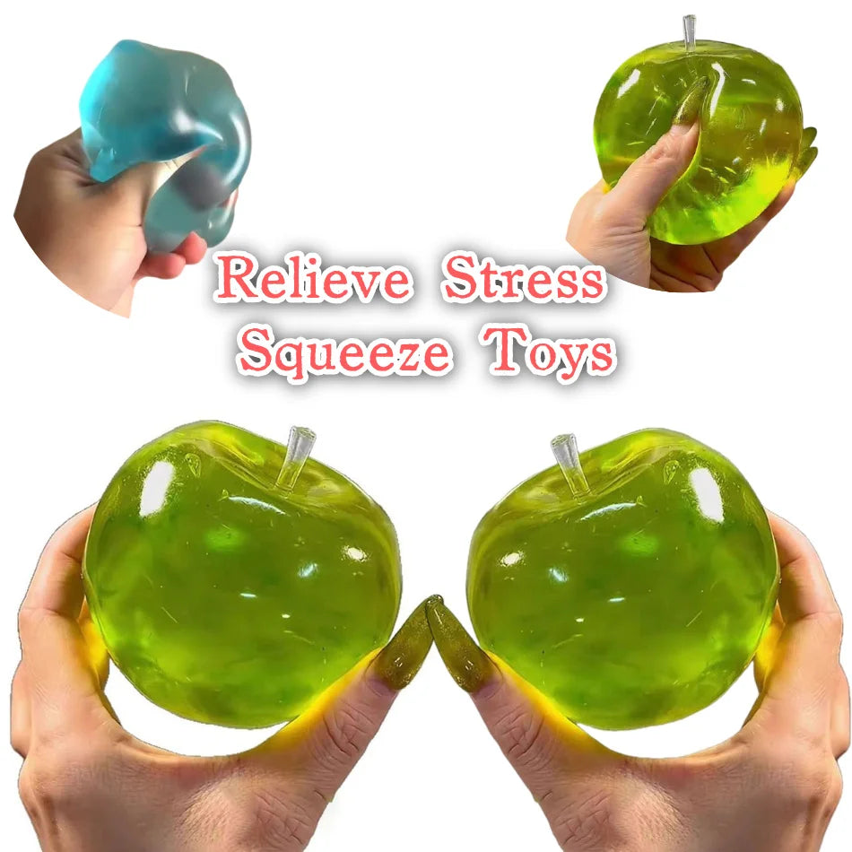 Squishy Fruit Stress Ball – Slow Rebound Fidget Sensory Toy for Kids & Adults