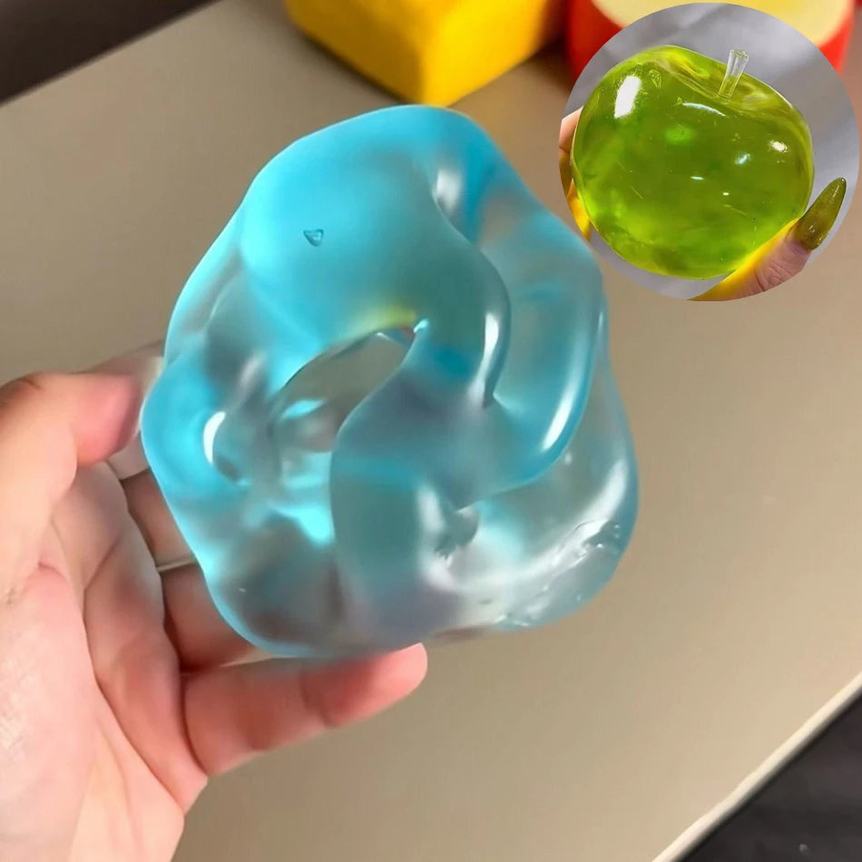 Squishy Fruit Stress Ball – Slow Rebound Fidget Sensory Toy for Kids & Adults