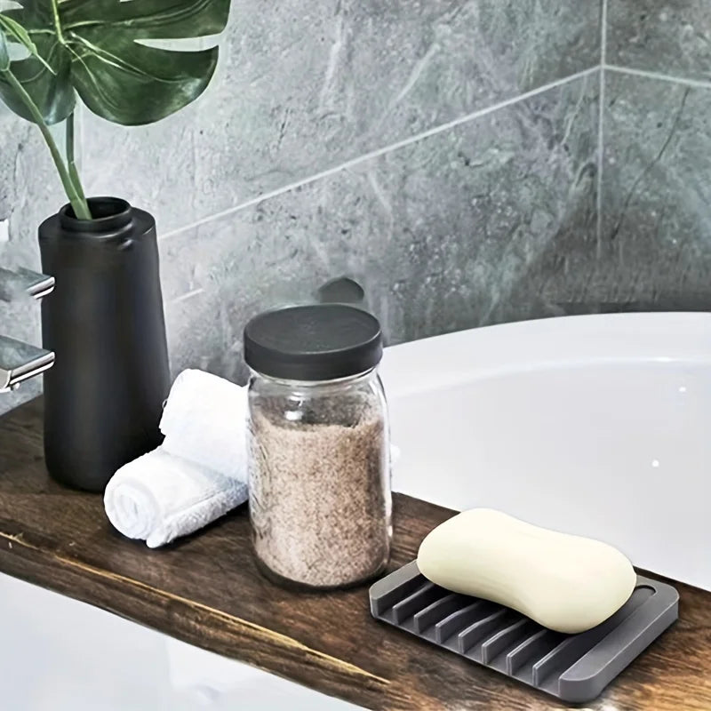 Silicone Self-Draining Soap Holder