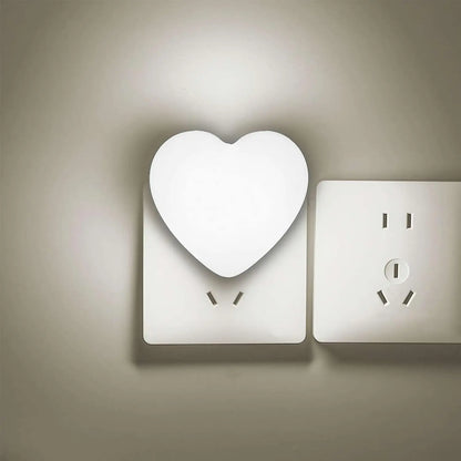 Night Light Plug into Wall, LED Cute Nightlight with Auto Dusk to Dawn Sensor, Soft Warm Light for Kids Bedroom Nursery Bathroom