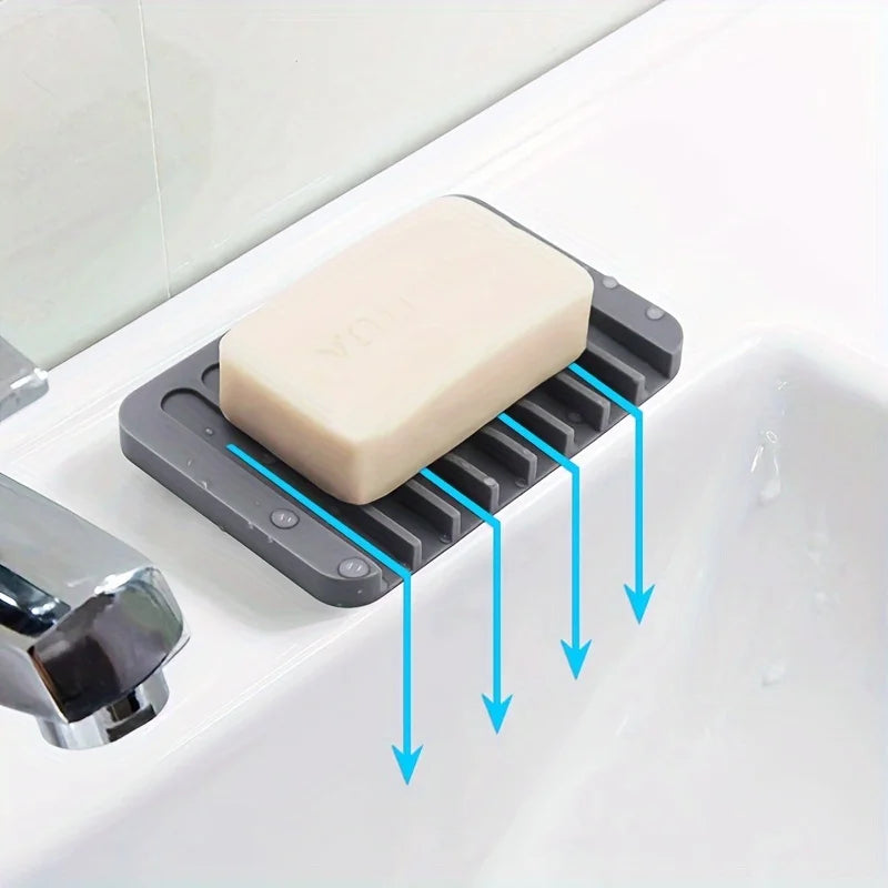 Silicone Self-Draining Soap Holder