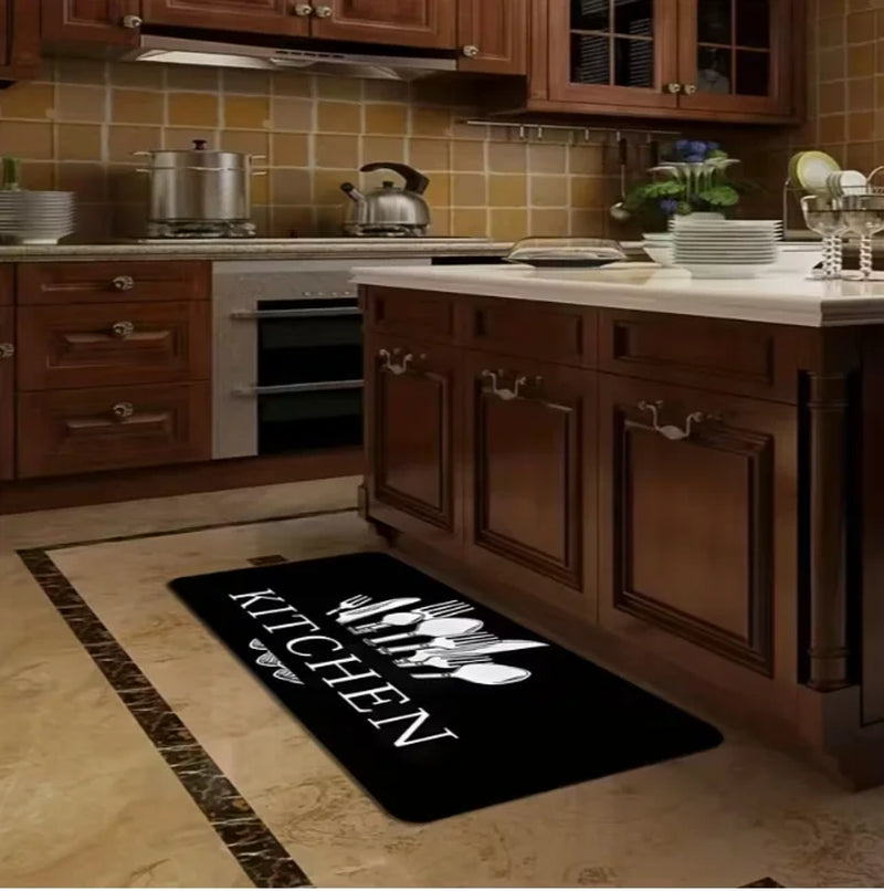 Soft Kitchen Carpet Soft Floor Mat Running Carpet Living Room Bedroom Carpet Kitchen Corridor Bathroom Washing Machine Carpet