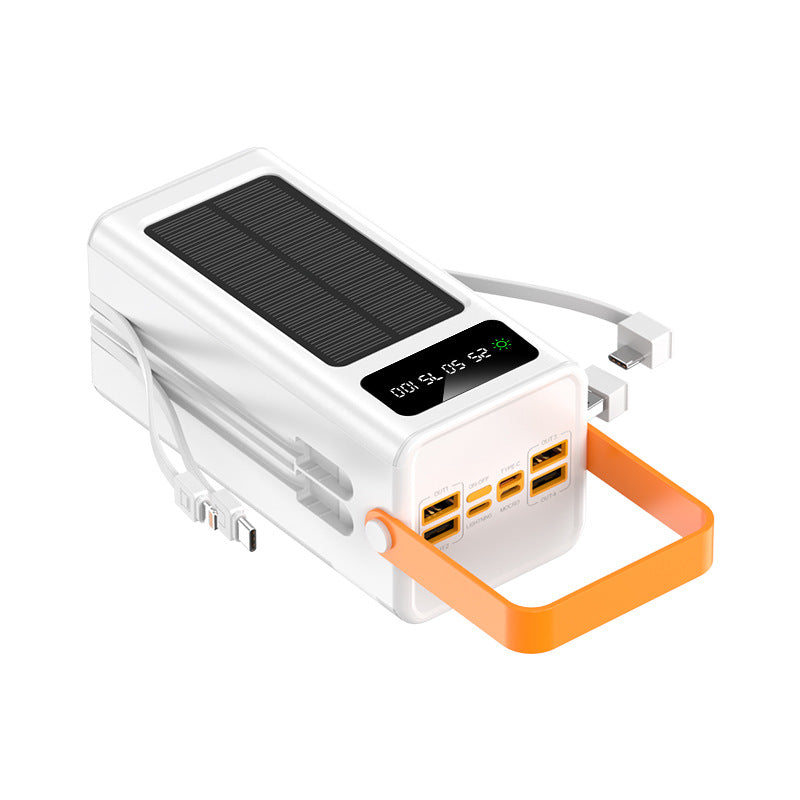 Solar Outdoor Power Bank with Camping Light
