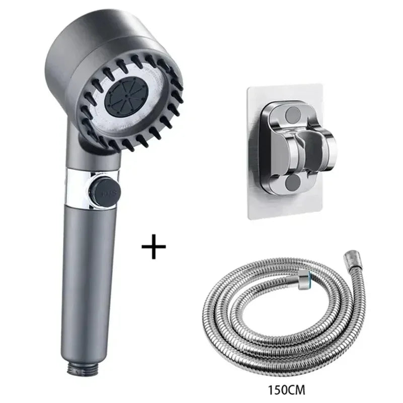 High Pressure Filtered Shower Head – 4 Spray Modes