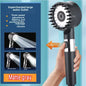 High Pressure Filtered Shower Head – 4 Spray Modes