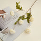 20" Faux Kiku Flowers Fall Flowers Artificial Decoration for Vase Home Room Wedding Decor Arrangement Table Holiday Party Decor