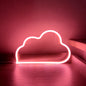 LED Cloud Neon Light Sign – USB & Battery Powered Decorative Glow Light for Home & Parties
