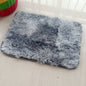 40*60CM Silk Wool Rug Girls Room Living Room Bedroom Hotel Tie-Dye Cushion Washable Dirt Resistant Carpet