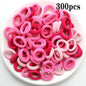 200-1000pcs Women Girls Colorful Nylon Elastic Hair Bands Ponytail Hold Small Hair Tie Rubber Bands Scrunchie Hair Accessories
