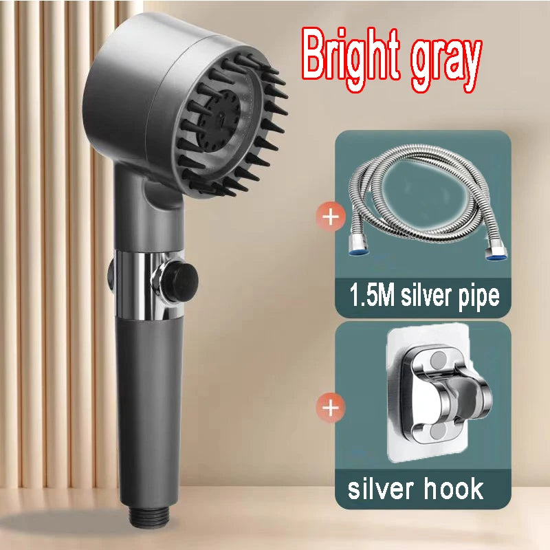 High Pressure Filtered Shower Head – 4 Spray Modes