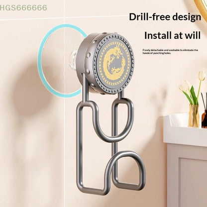 Vacuum Suction Cup Wash Basin Hook No Drill Adjustable Basin Storage Rack Removable Hangers For Bathroom Kitchen Household