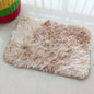 40*60CM Silk Wool Rug Girls Room Living Room Bedroom Hotel Tie-Dye Cushion Washable Dirt Resistant Carpet